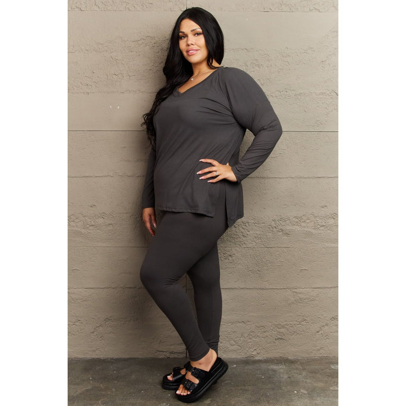 Lazy Days Long Sleeve and Leggings Set - Spicie's Boutique