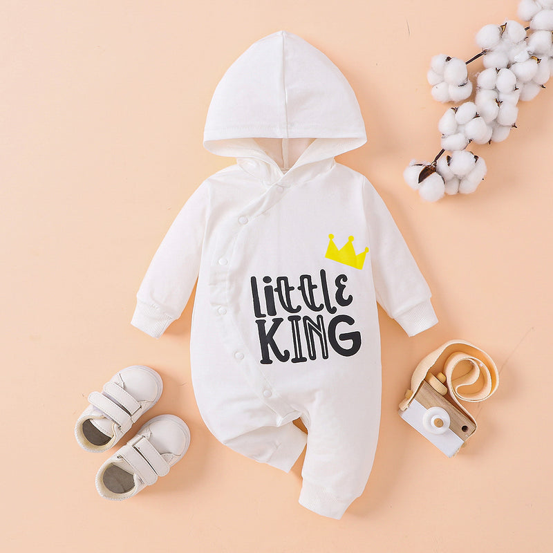 LITTLE KING Hooded Bodysuit - Spicie's Boutique