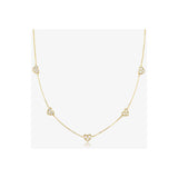 Inlaid Zircon Heart Necklace - Spicie's Boutique