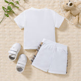 Baby Bear Graphic Round Neck Tee and Short Set - Spicie's Boutique