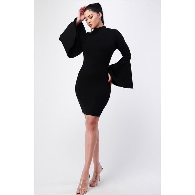 Classy Black Dress - Spicie's Boutique