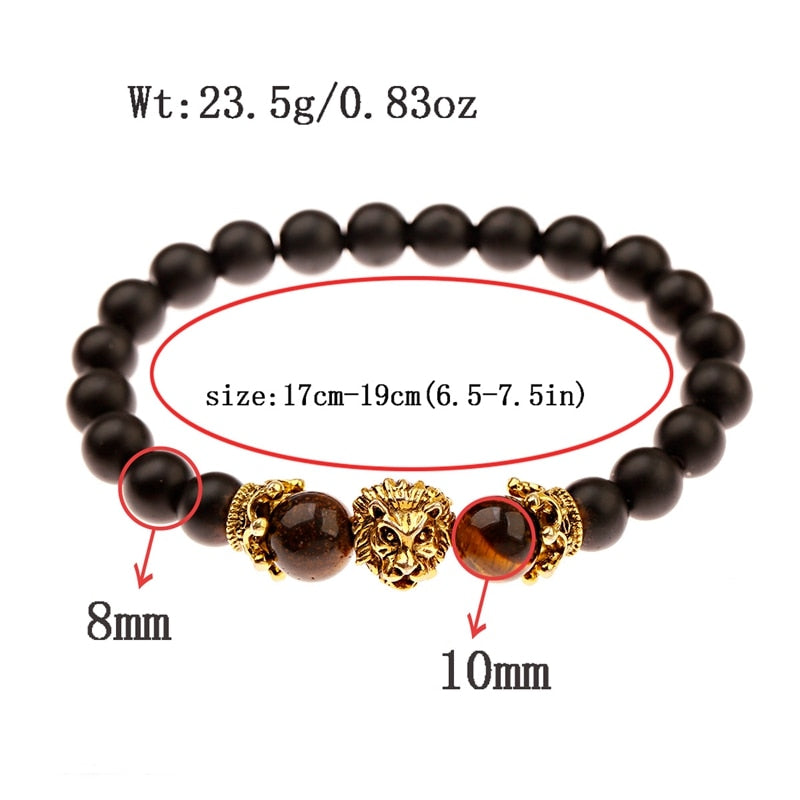Classic Crown Lion Unisex Bracelet - Spicie's Boutique