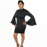 Classy Black Dress - Spicie's Boutique