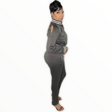 Charcoal Tracksuit - Spicie's Boutique