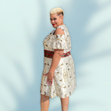 Open Shoulder Plus Size Dress - Spicie's Boutique
