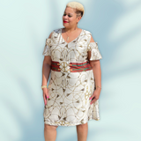 Open Shoulder Plus Size Dress - Spicie's Boutique