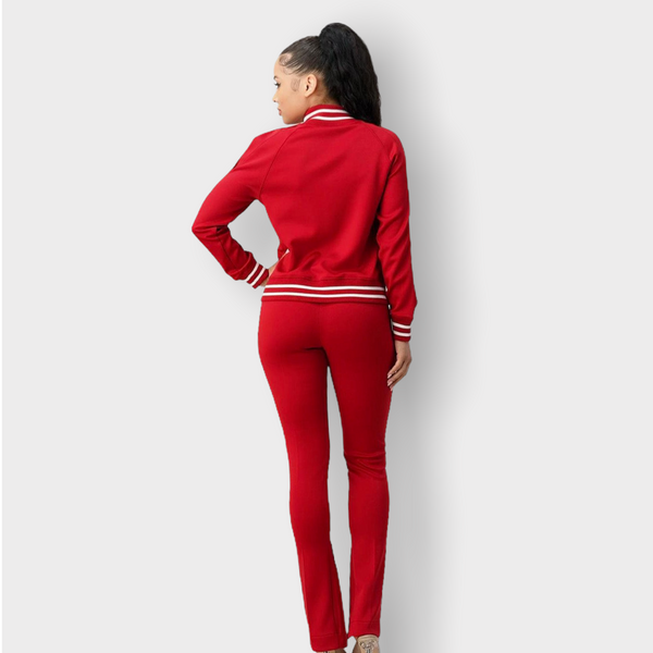 Red Tracksuit - Spicie's Boutique