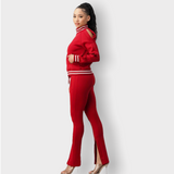 Red Tracksuit - Spicie's Boutique