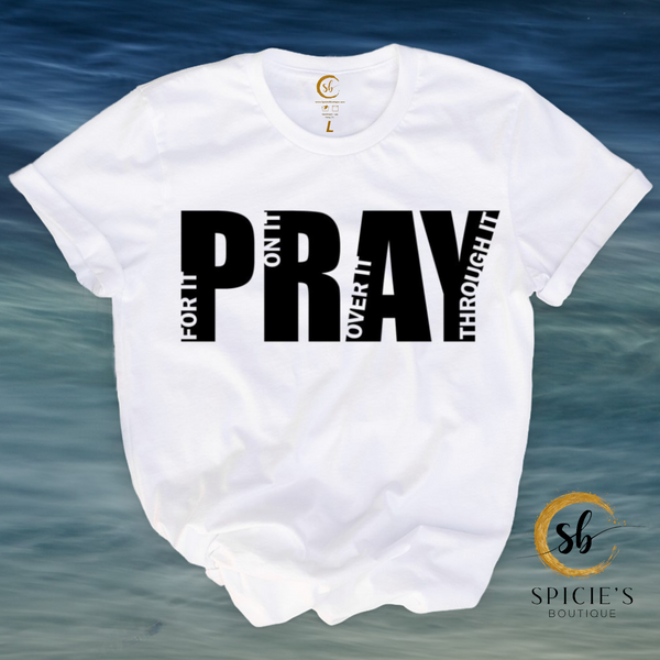 PRAY Graphic T - Spicie's Boutique