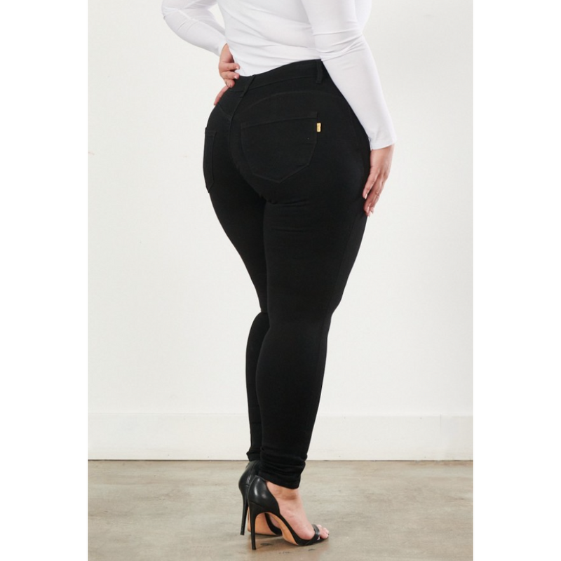Plus Size Black Denim Jeans - Spicie's Boutique