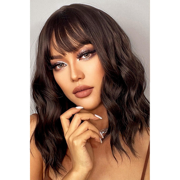 Natural Looking Synthetic Full Machine Bobo Wigs 12'' - Spicie's Boutique