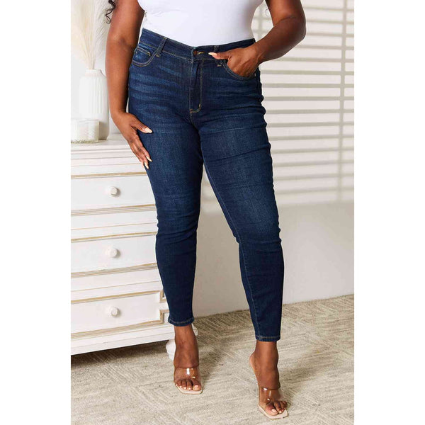 Judy Blue Full Size Skinny Jeans with Pockets - Spicie's Boutique
