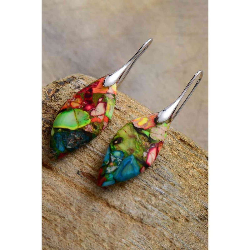 Handmade Natural Stone Dangle Earrings - Spicie's Boutique