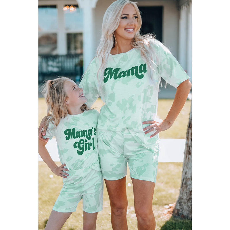 Women Printed Letter Graphic Lounge Set