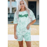 Women Printed Letter Graphic Lounge Set