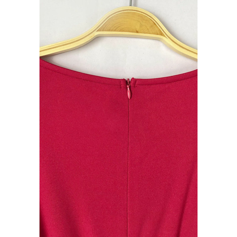 Gathered Detail Surplice Lantern Sleeve Jumpsuit - Spicie's Boutique
