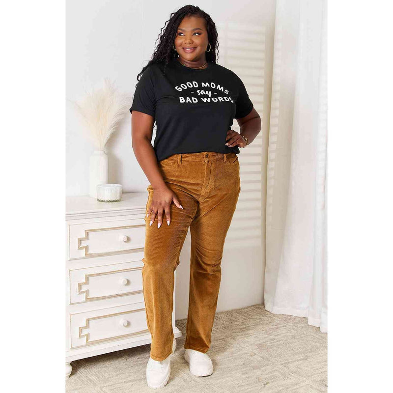 Simply Love GOOD MOMS SAY BAD WORDS Graphic Tee - Spicie's Boutique