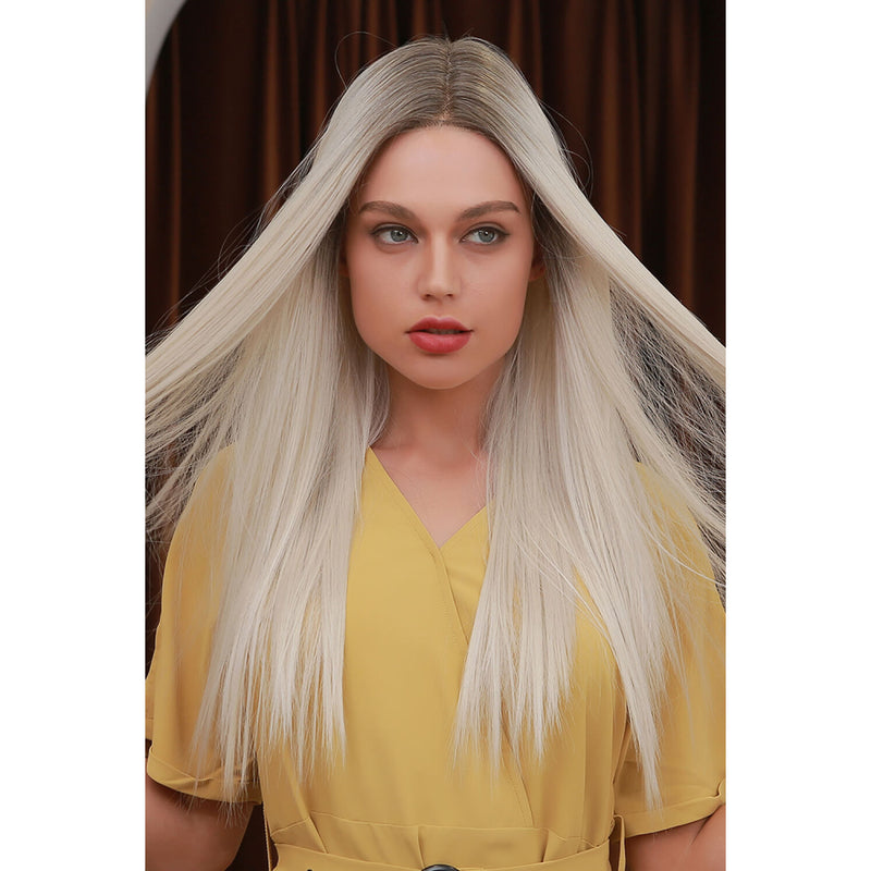 13*2" Lace Front Wigs Synthetic Long Straight 26" Heat Safe 150% Density - Spicie's Boutique