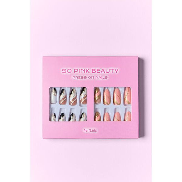 SO PINK BEAUTY Press On Nails 2 Packs - Spicie's Boutique