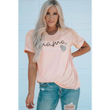 MAMA Heart Graphic Tee Shirt - Spicie's Boutique