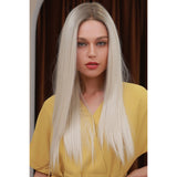 13*2" Lace Front Wigs Synthetic Long Straight 26" Heat Safe 150% Density - Spicie's Boutique
