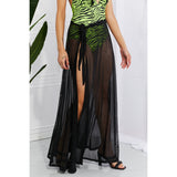 Beach Is My Runway Mesh Wrap Maxi Cover-Up Skirt - Spicie's Boutique