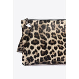 Leopard PU Leather Clutch - Spicie's Boutique