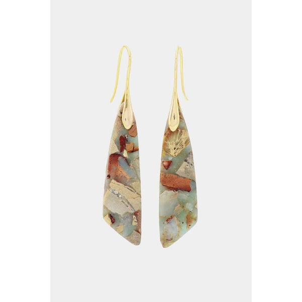 Handmade Natural Stone Dangle Earrings - Spicie's Boutique