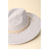 Spicie's Boutique Fame Woven Together Braided Strap Fedora - Spicie's Boutique
