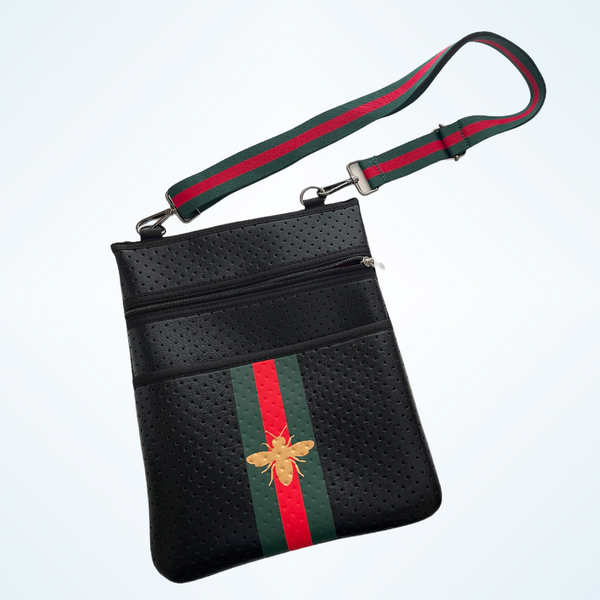 Neoprene Bee Crossbody - Spicie's Boutique