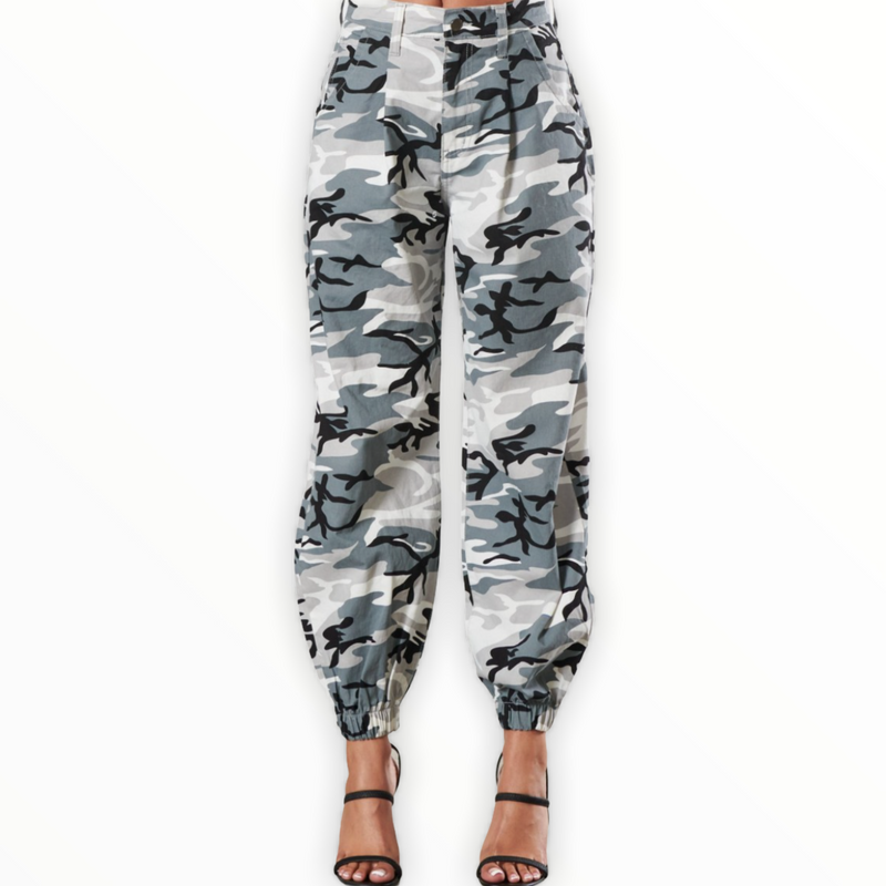 Grey Camo Pants - Spicie's Boutique