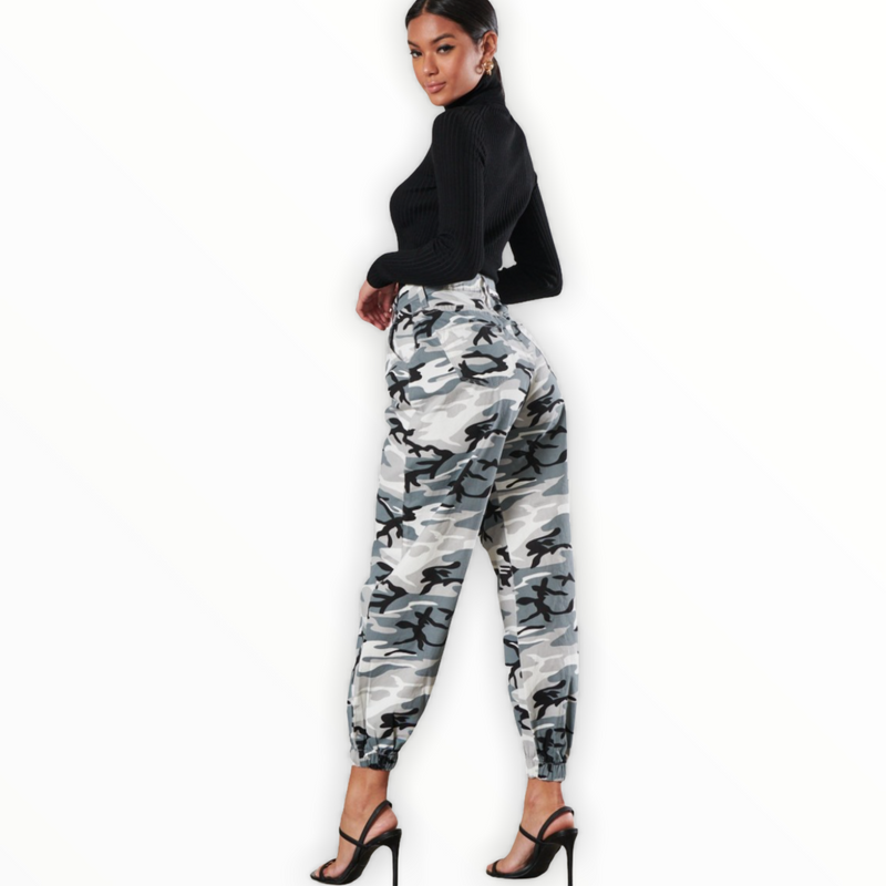 Grey Camo Pants - Spicie's Boutique