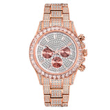 Fashion Full Diamond Luxury Ice Out Quartz Watch - Spicie's Boutique