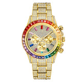 Fashion Full Diamond Luxury Ice Out Quartz Watch - Spicie's Boutique